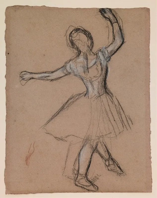 Dancer On Stage And In Motion