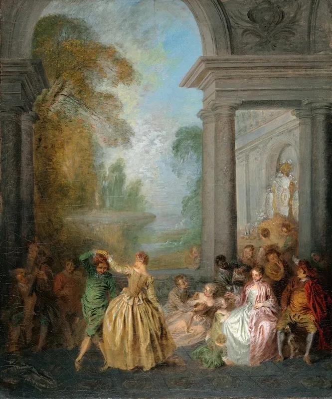 Dancers In A Pavilion