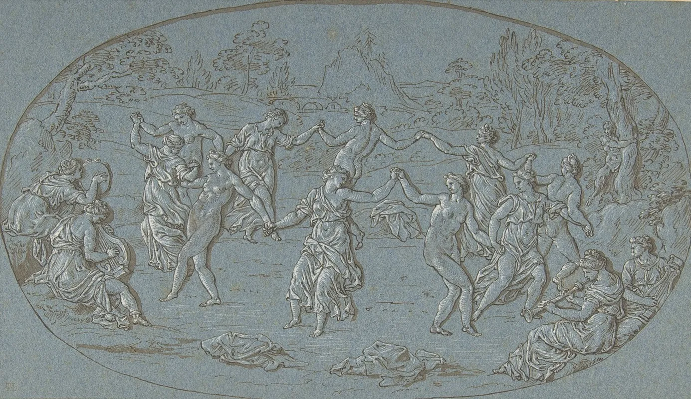 Dancing Nymphs In A Glade