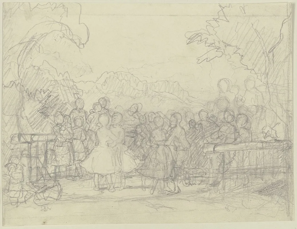 Dancing Peasants In The Open