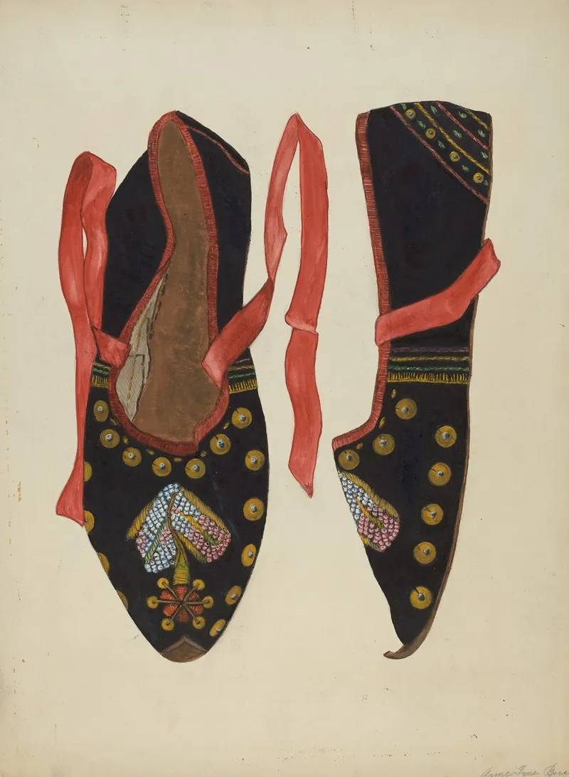 Dancing Shoe by Ann Gene Buckley - Canvas Print