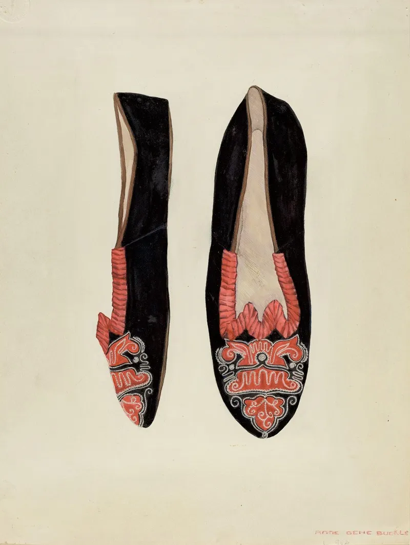 Dancing Slipper by Ann Gene Buckley - Canvas Print