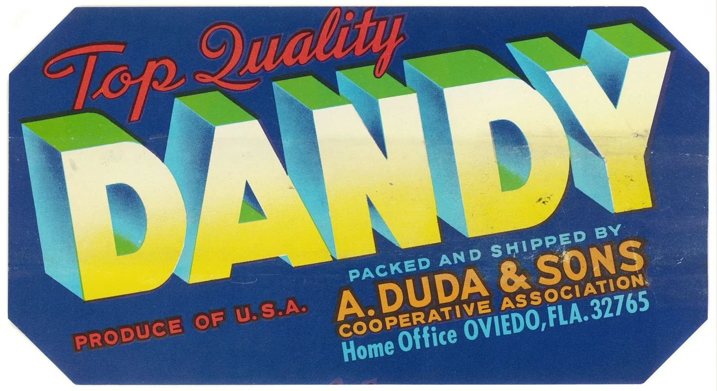 Dandy Produce Label