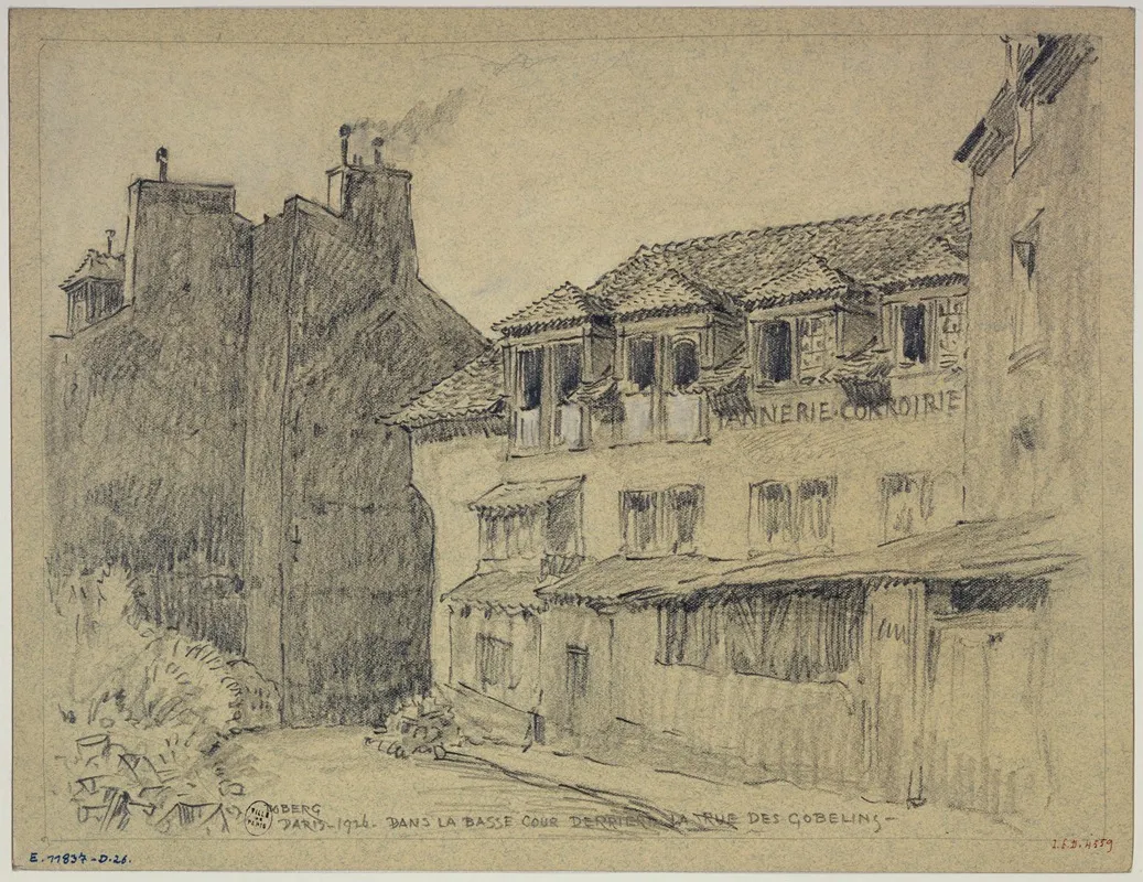 Dans La Basse Cour Derriere La Rue Des Gobelins