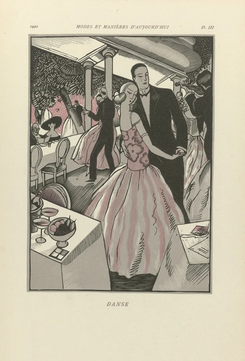 Danse 4 by Fernand Siméon - Canvas Print