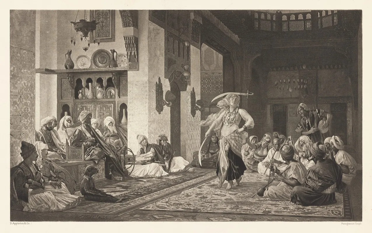 Danse Du Sabre by Jean-Léon Gérôme - Canvas Print