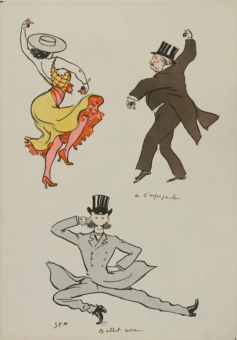 Danse Espagnole Et Danse Russe Otero Urribaren Prince Troubetzkoy