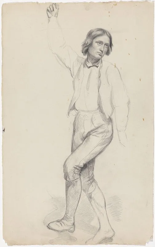 Dansende Ung Mann