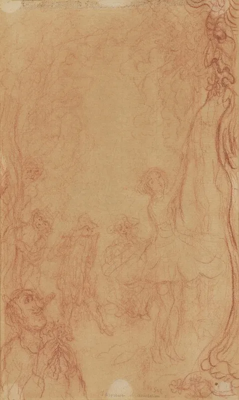 Dansers En Muzikanten by James Ensor - Canvas Print