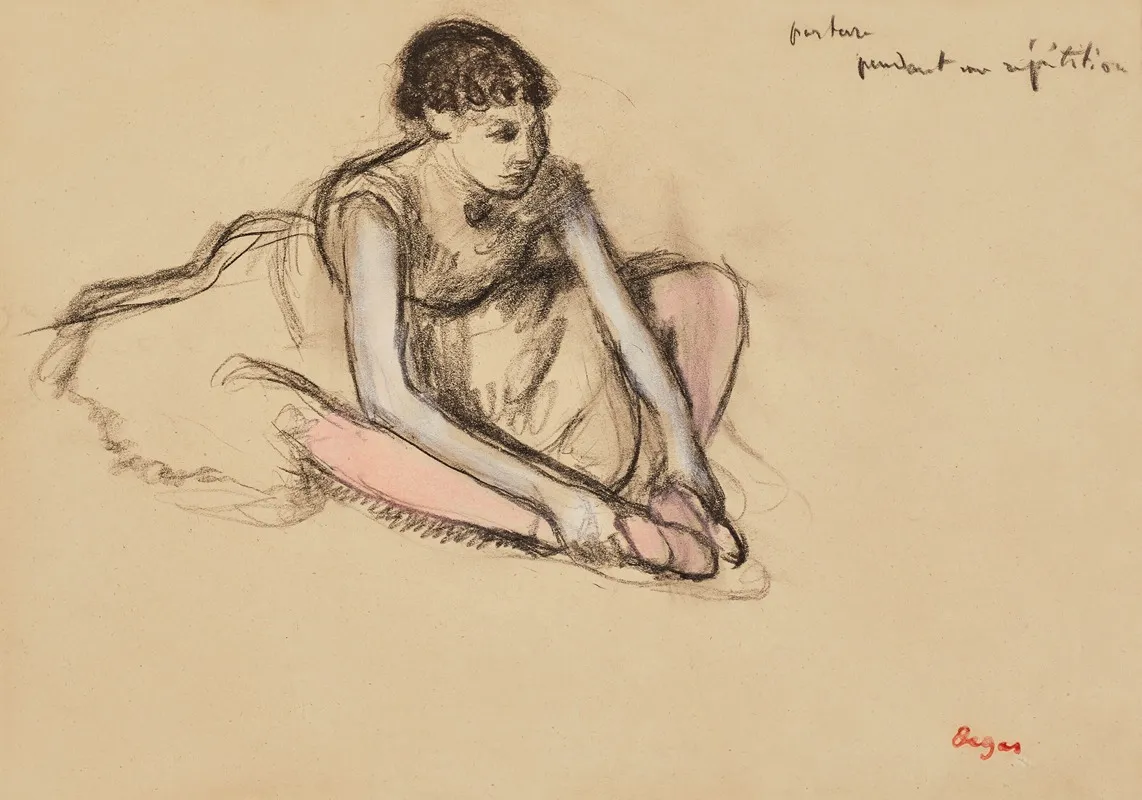 Danseuse Assise