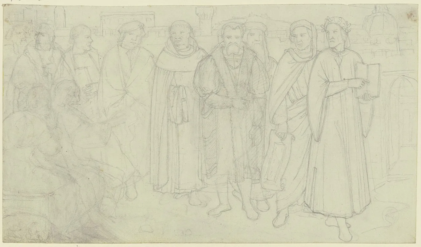 Dante Mit Florentinischen Kunstlern