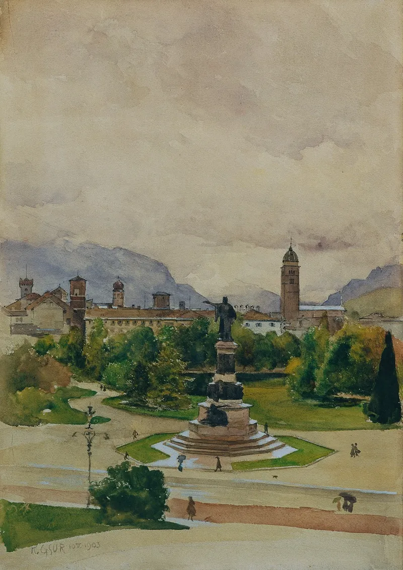 Danteplatz In Trient