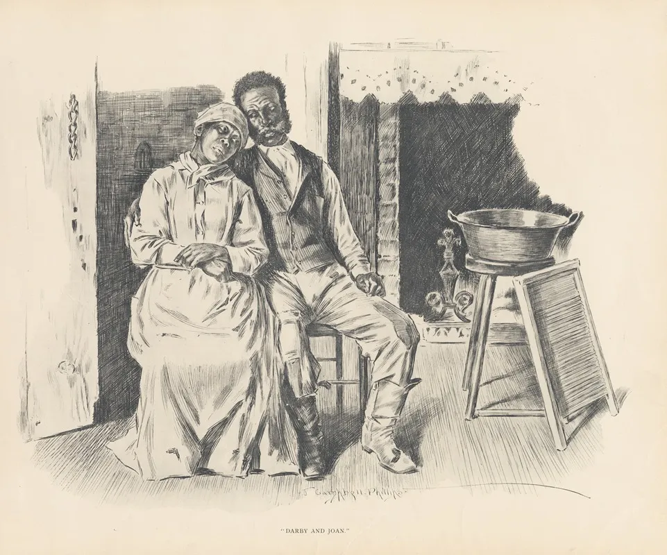 Darby And Joan 3 by J. Campbell Phillips - Canvas Print
