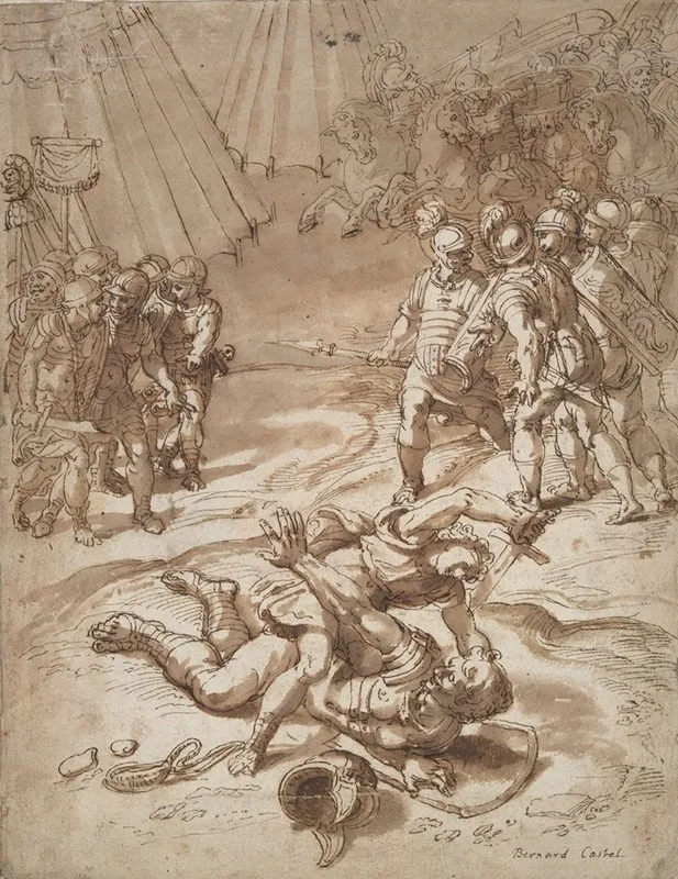 David Killing Goliath