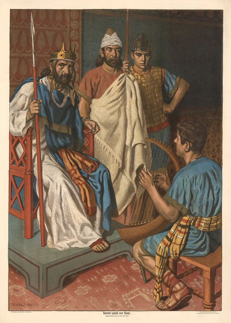 David Spielt Vor Saul