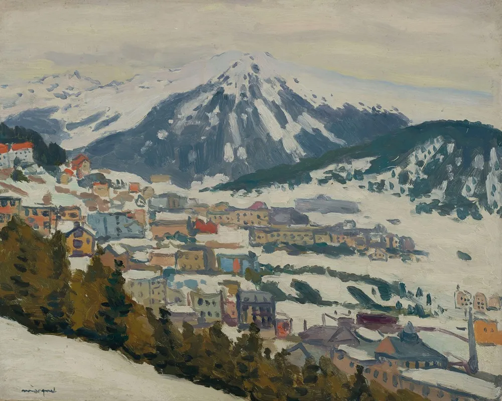 Davos Sous La Neige