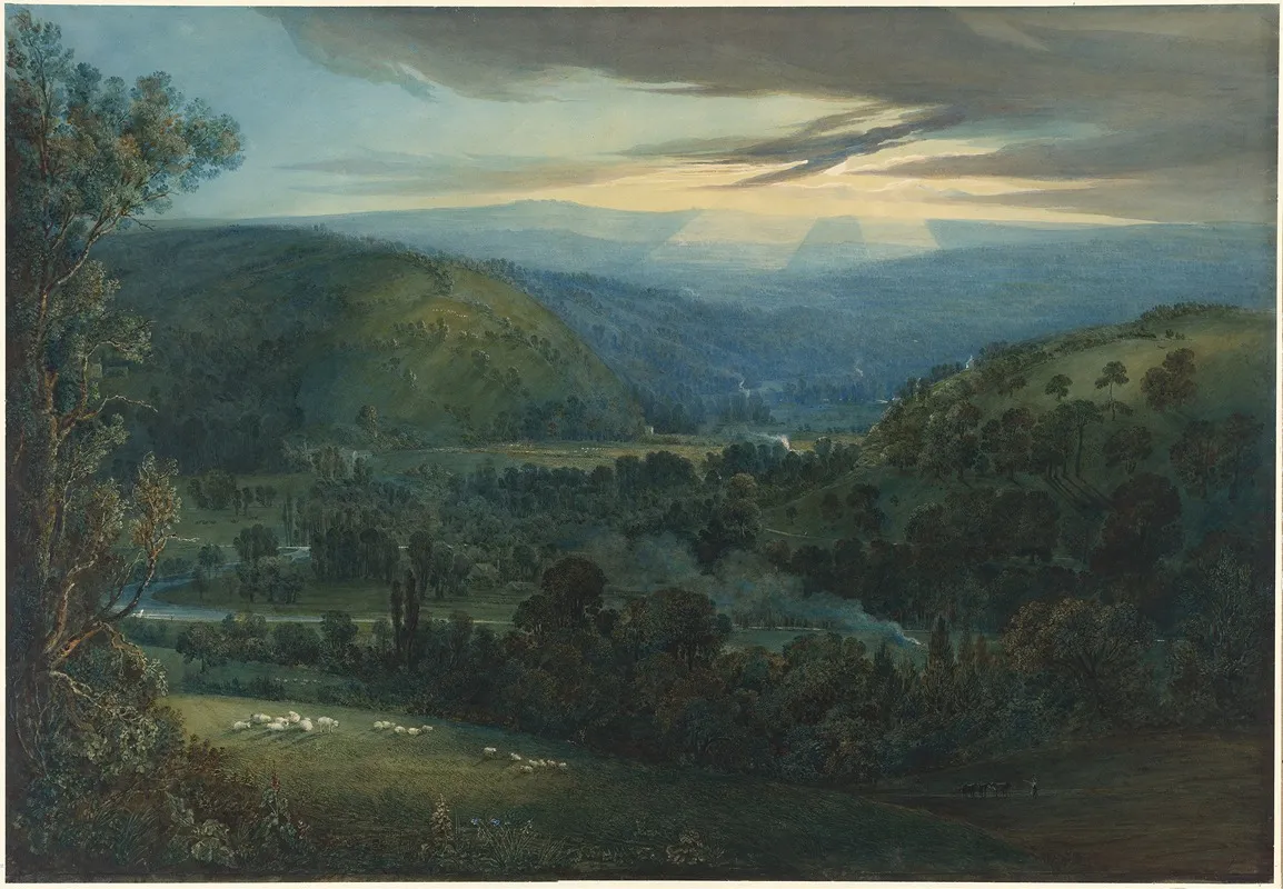 Dawn In The Valleys Of Devon