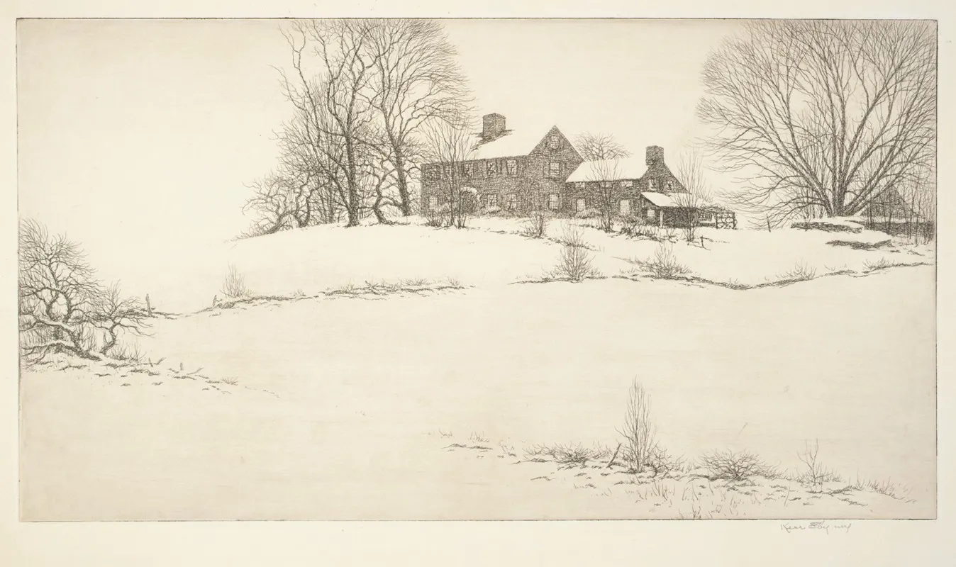 Days End Driftway by Kerr Eby - Canvas Print