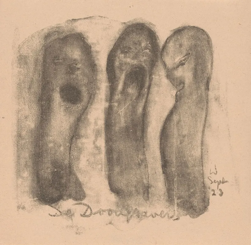 De Doodgravers by Erich Wichmann - Canvas Print