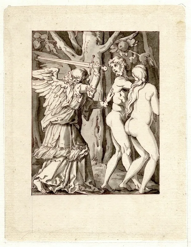 De Engel Verdijft Adam En Eva Uit H Paradijs