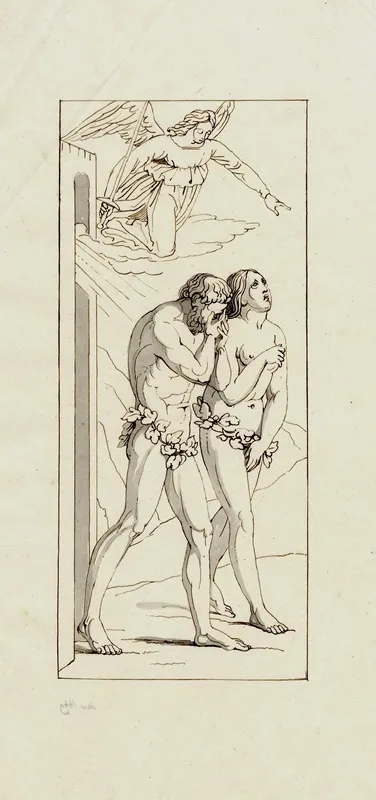 De Engel Verdrijft Adam En Eva Uit Het Paradijs 2