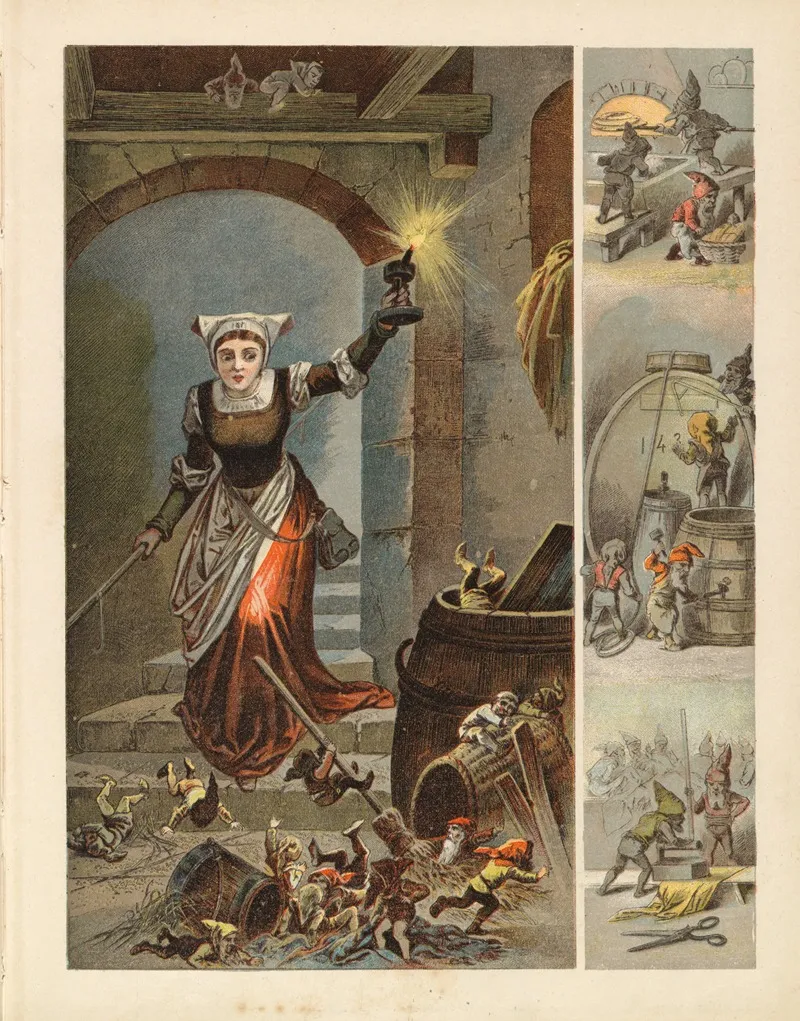 De Kaboutermannetjes by Carl Offterdinger - Canvas Print