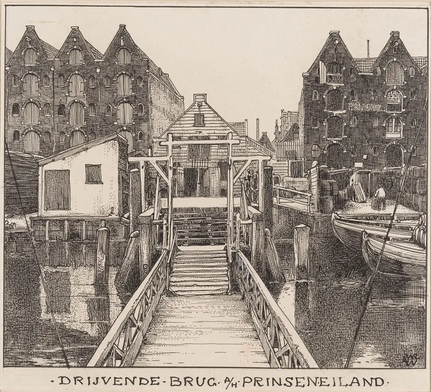 De Kippenbrug Te Amsterdam