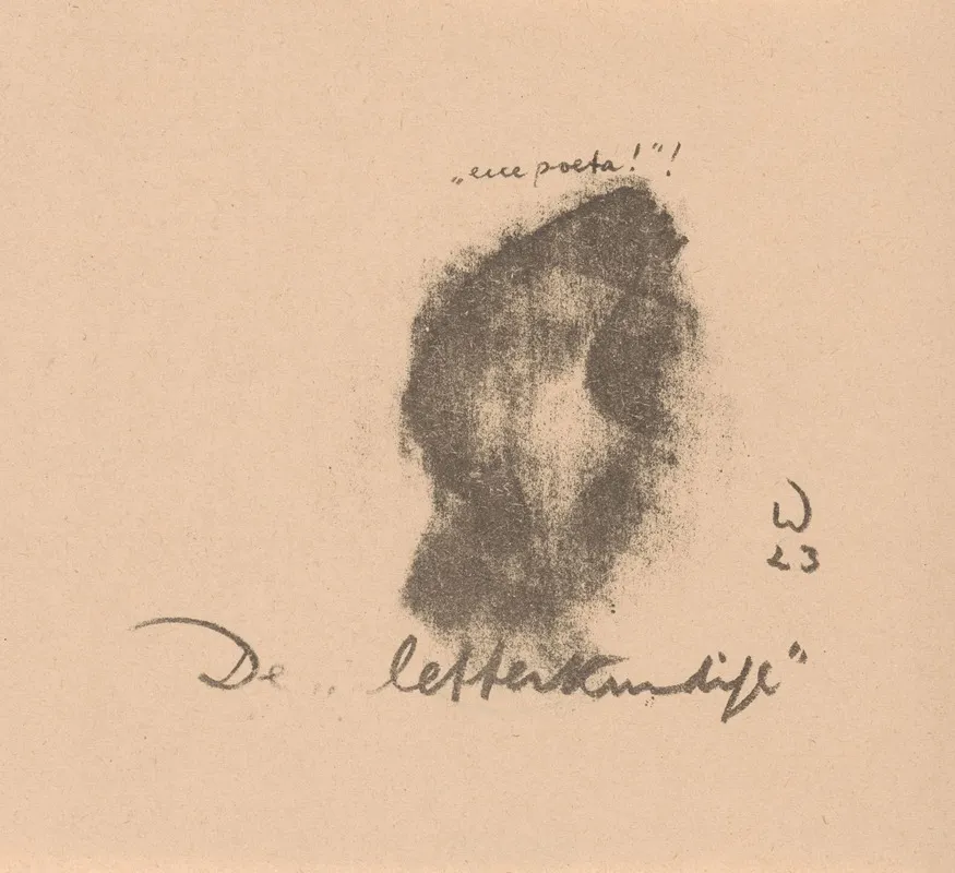 De Letterkundige by Erich Wichmann - Canvas Print