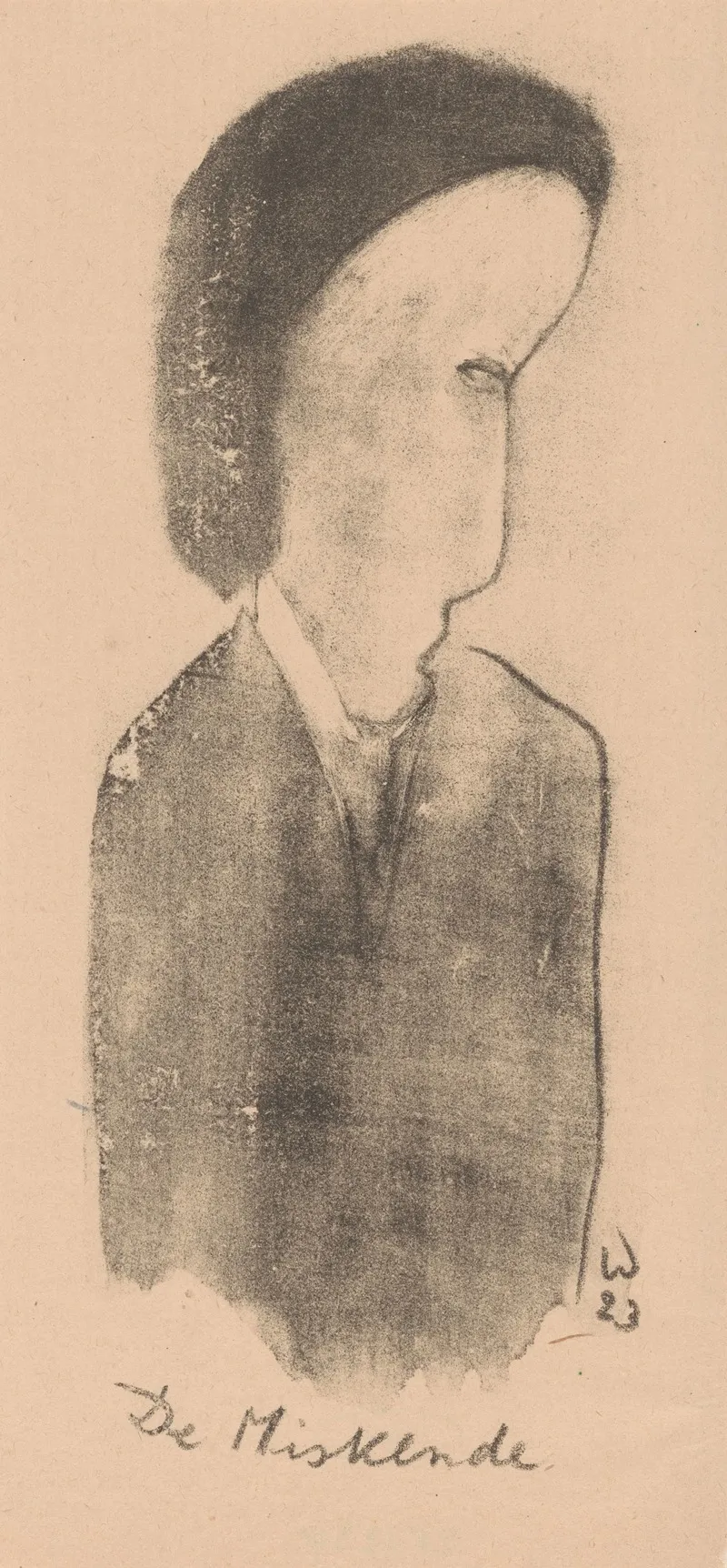 De Miskende by Erich Wichmann - Canvas Print