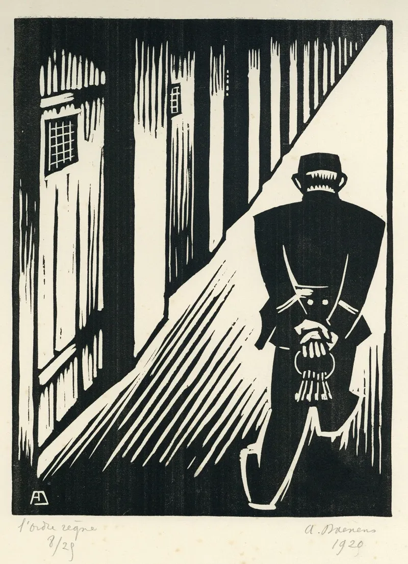 De Orde Regeert by Albert Daenens - Canvas Print