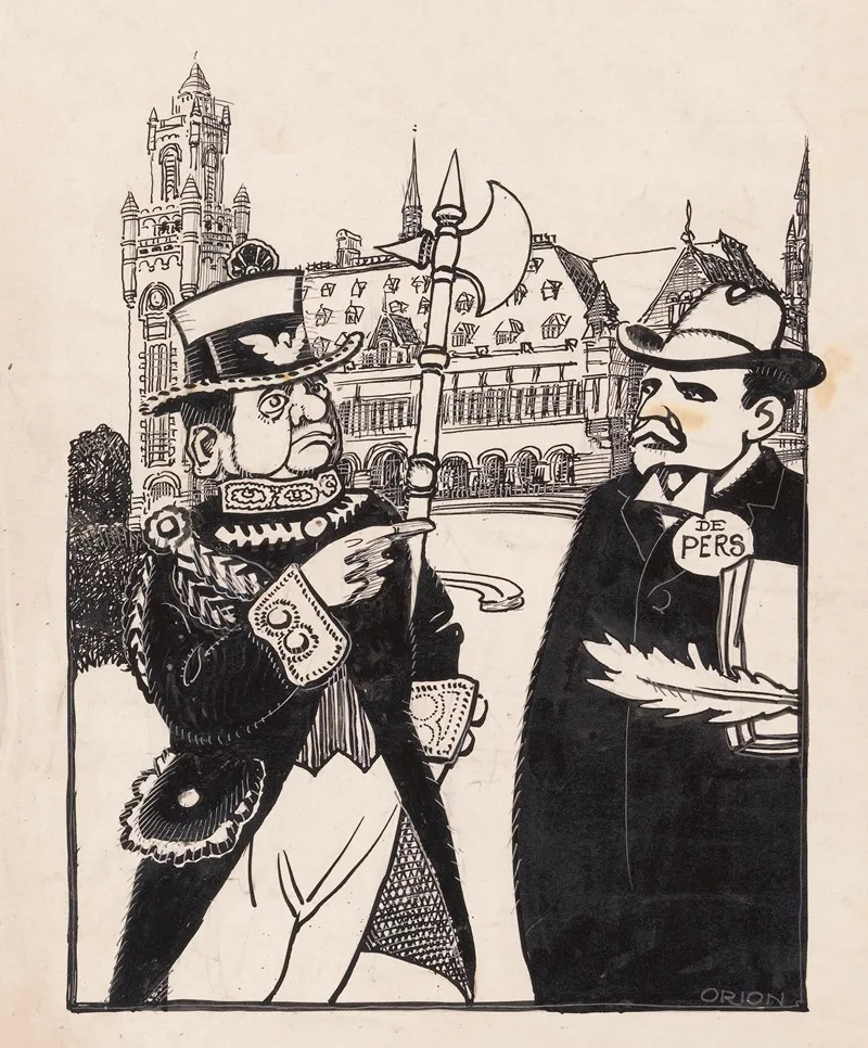 De Pers by Patricq Kroon - Canvas Print