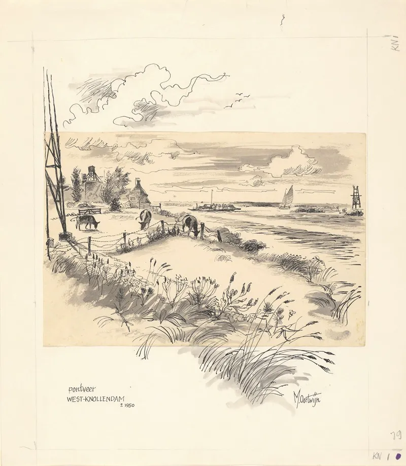 De Pontveer Bij West Knollendam