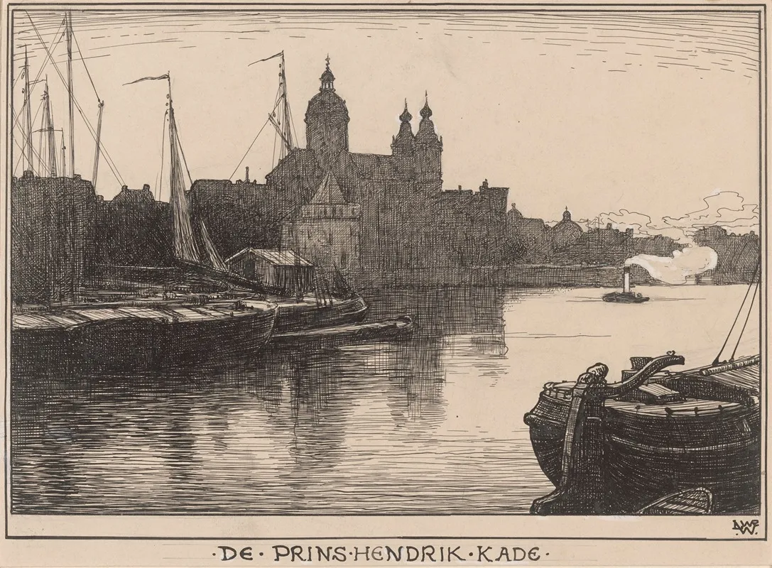 De Prins Hendrik Kade Te Amsterdam