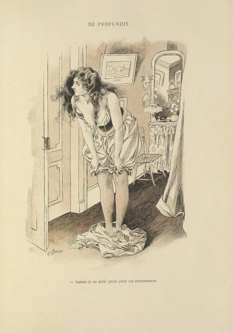 De Profundis 5 by Ferdinand Bac - Canvas Print