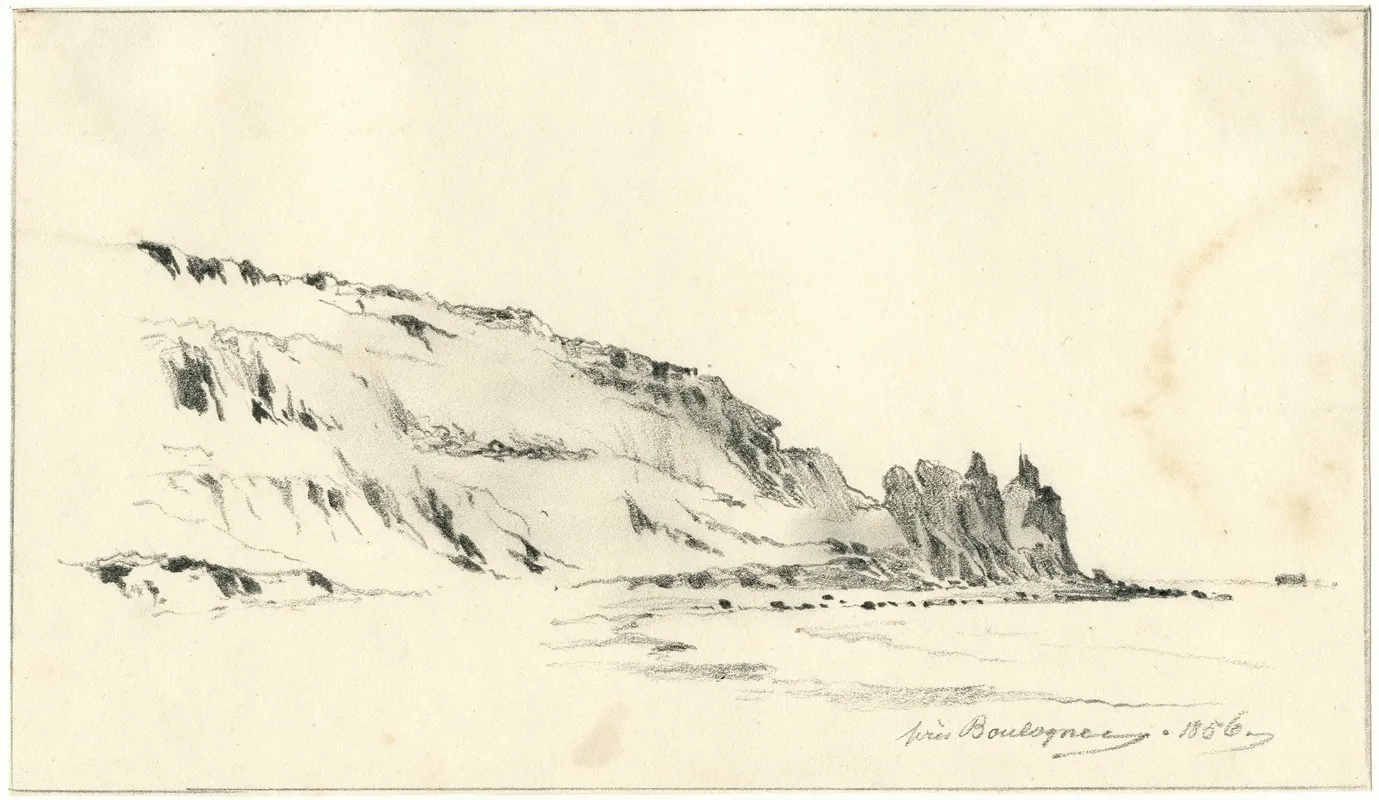 De Rotskust Bij Boulogne