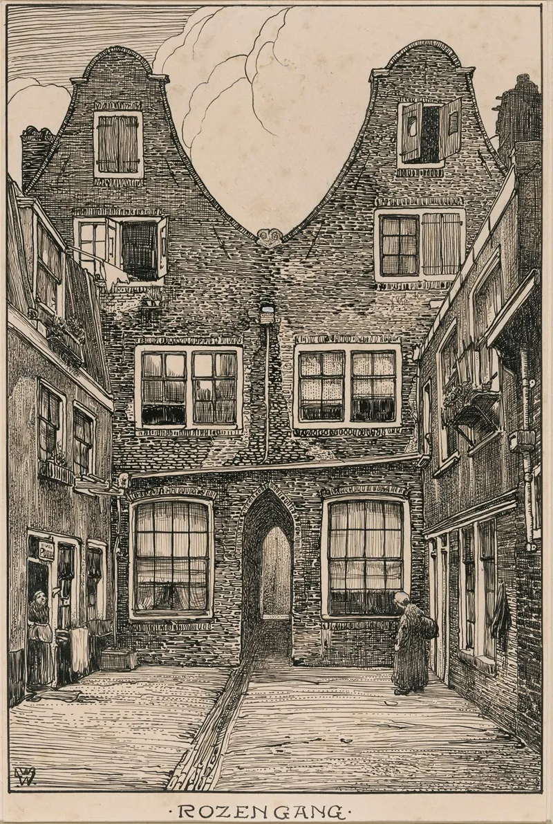 De Rozengang Te Amsterdam