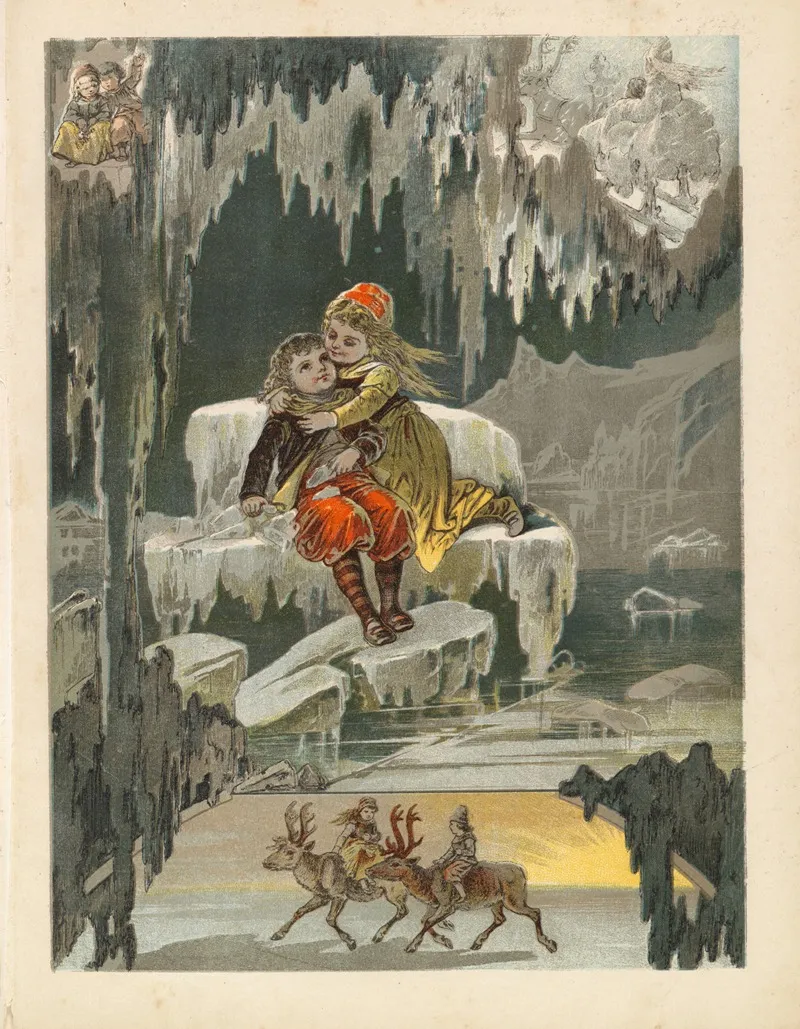 De Sneeuwkoningin by Carl Offterdinger - Canvas Print