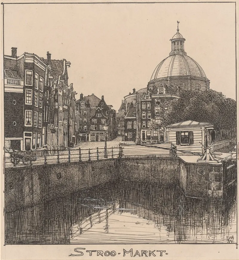 De Stroo Markt Te Amsterdam