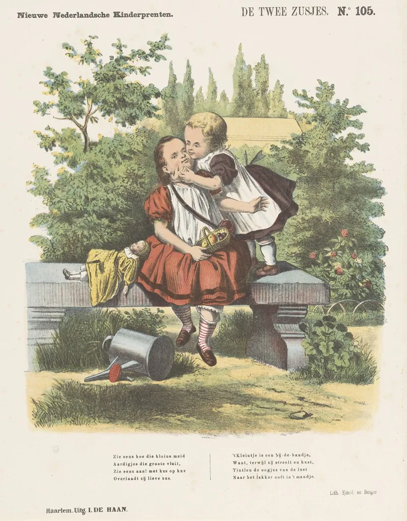 De Twee Zusjes by Emrik &amp; Binger - Canvas Print