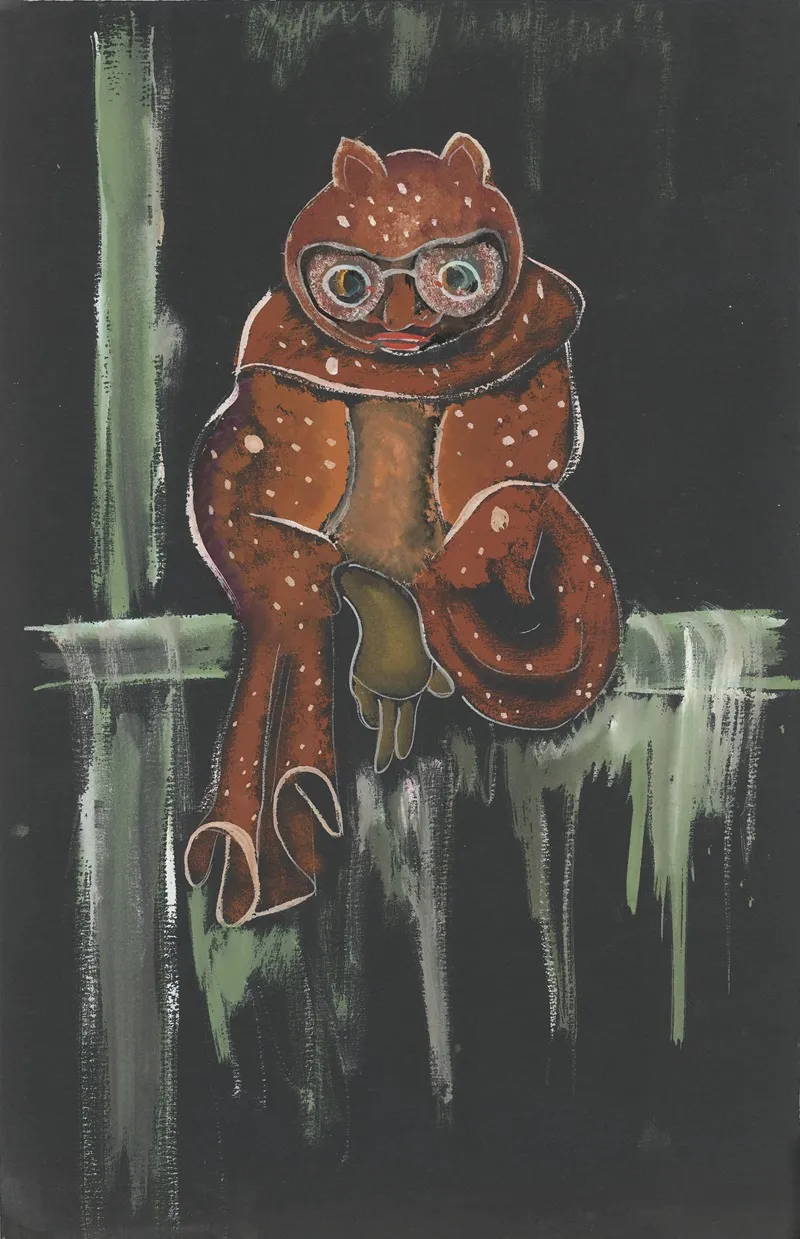 De Uil 2 by Lon Landau - Canvas Print