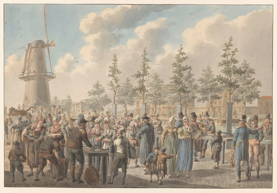 De Vismarkt Te Rotterdam
