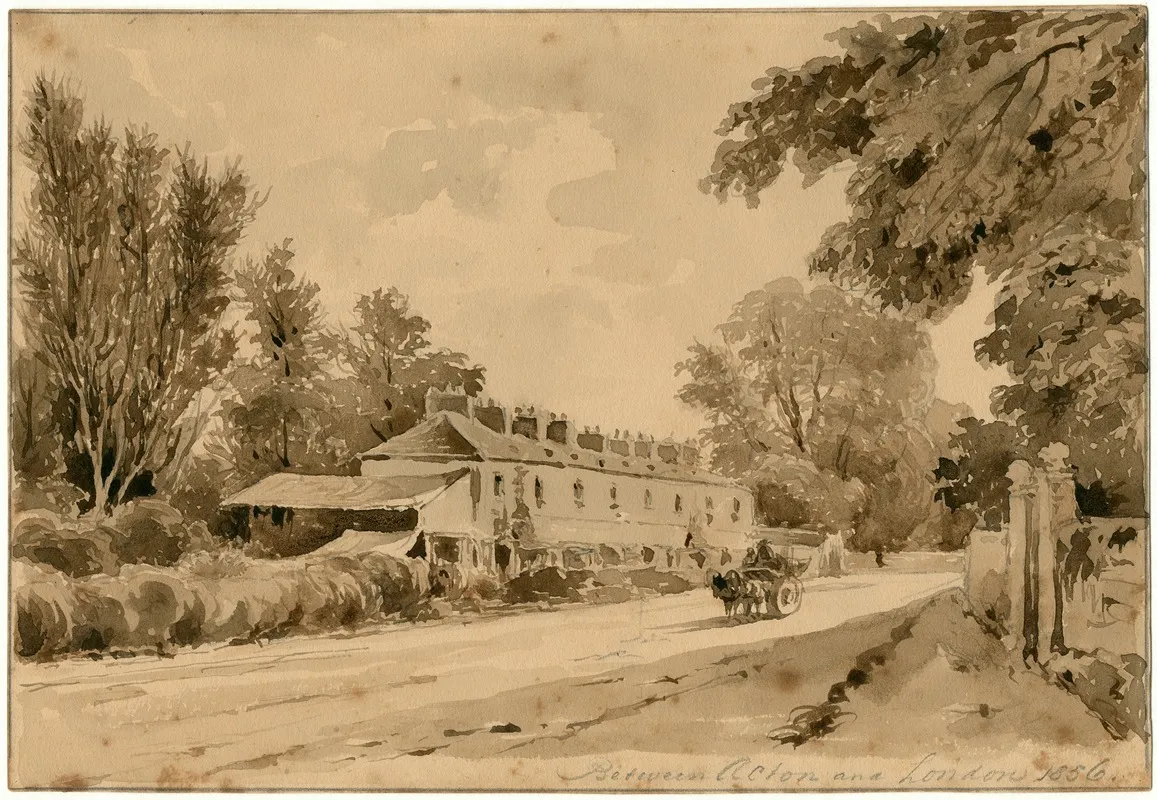 De Weg Tussen Acton En Londen