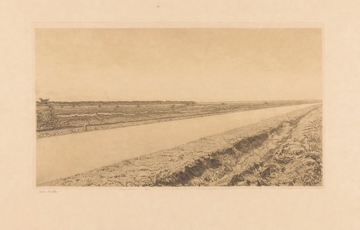 De Weg by Mia Bake - Canvas Print