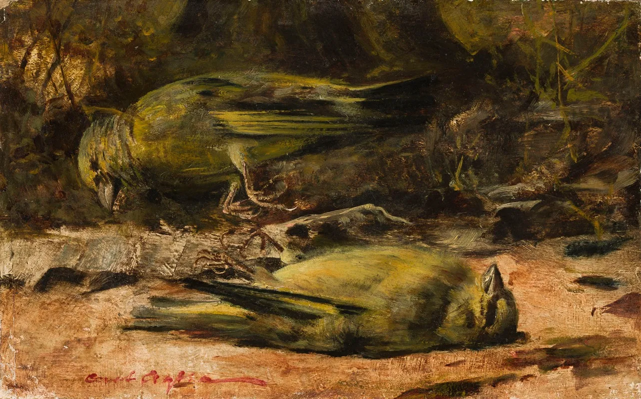 Dead Birds 2 by Curt Agthe - Canvas Print