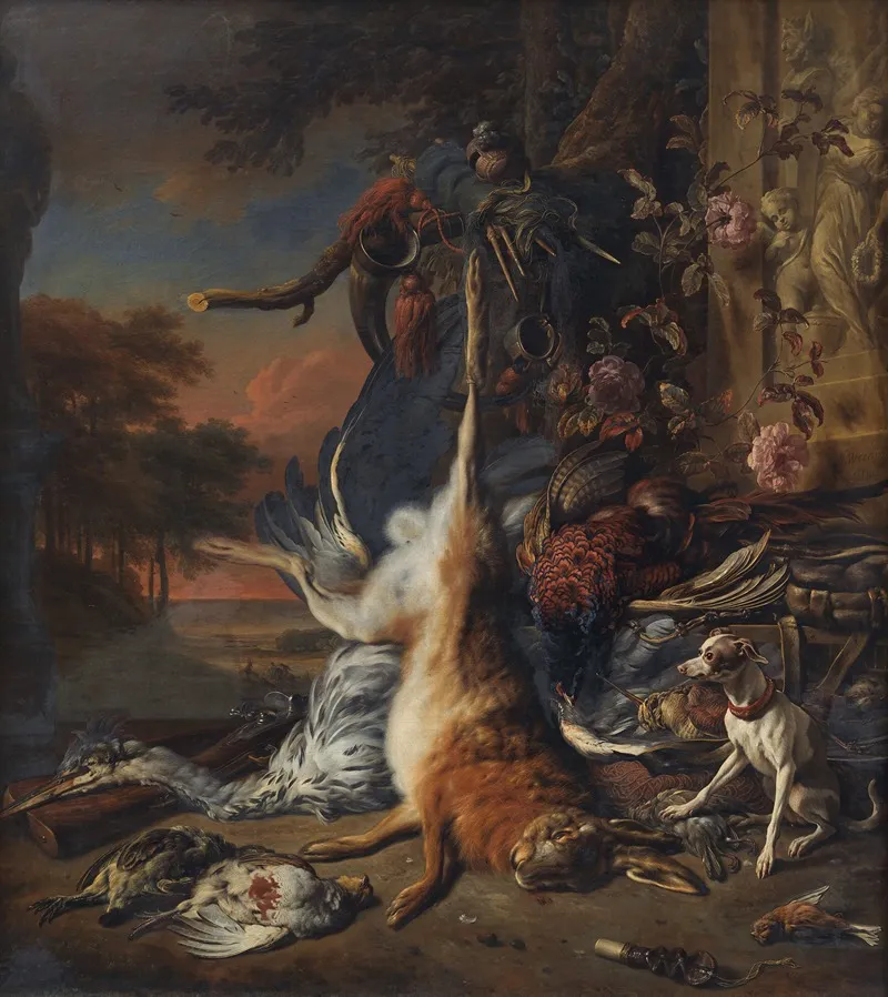 Dead Game by Jan Weenix - Canvas Print