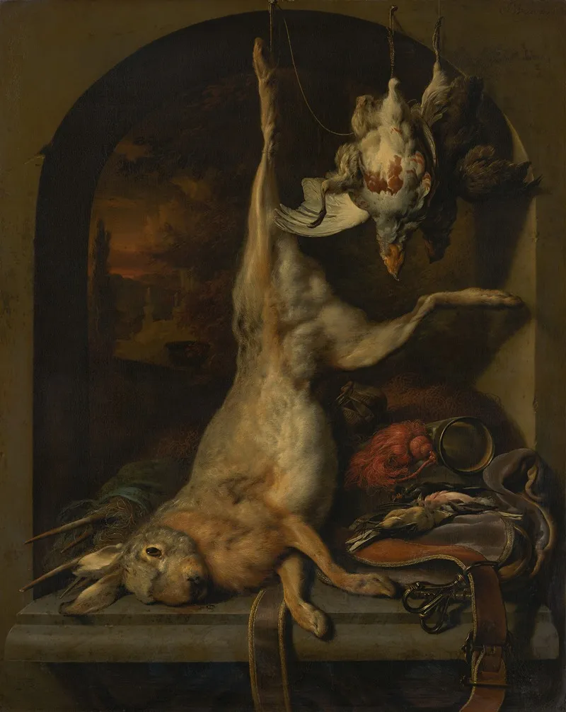Dead Hare by Jan Weenix - Canvas Print