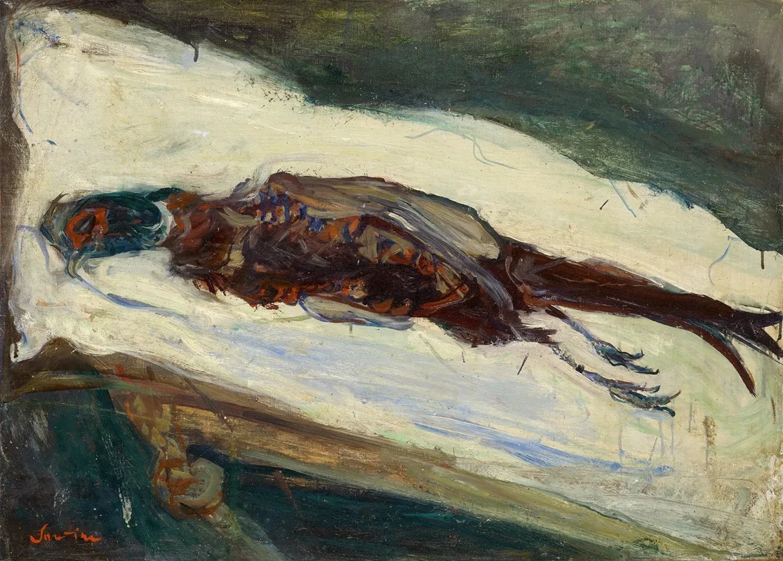 Dead Pheasant by Chaïm Soutine - Canvas Print