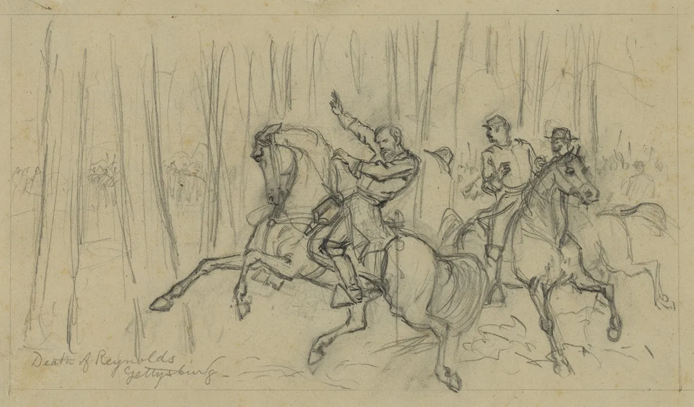 Death Of Reynolds Gettysburg 2