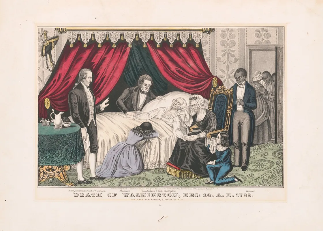 Death Of Washington Dec 14 A D 1799