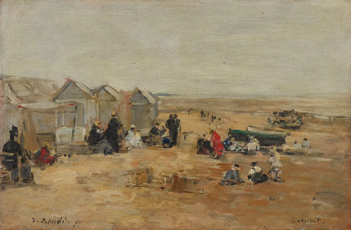 Deauville Scene De Plage